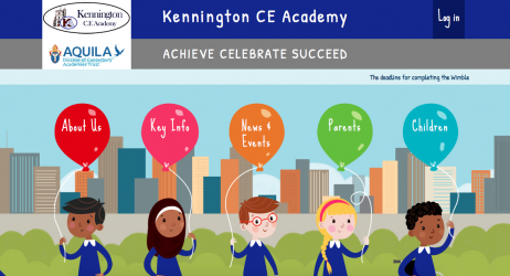 website and social media for junior school